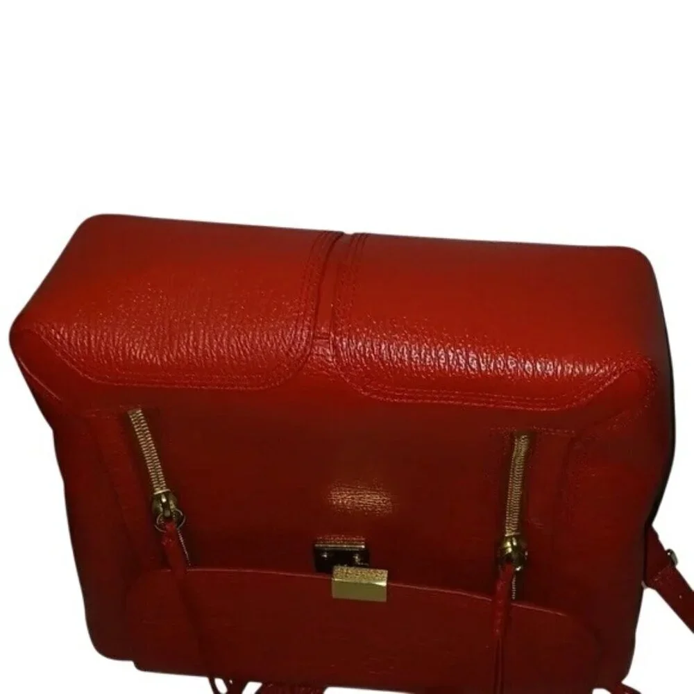 3.1 Phillip Lim Pashli Red Leather Backpack
